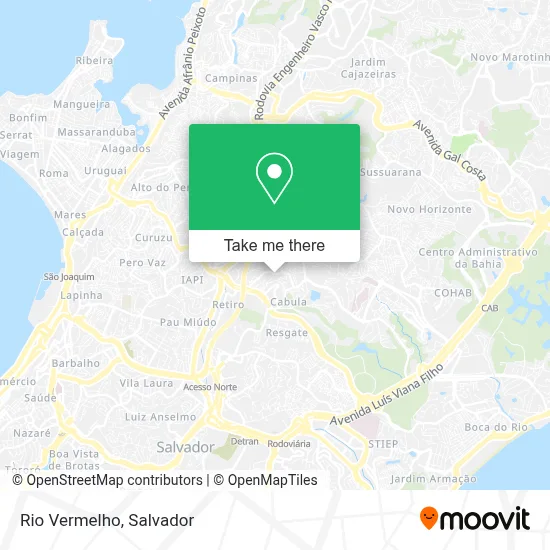 Rio Vermelho map