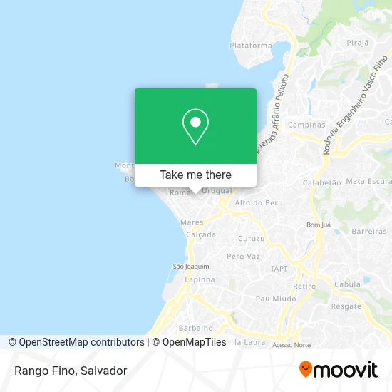 Rango Fino map