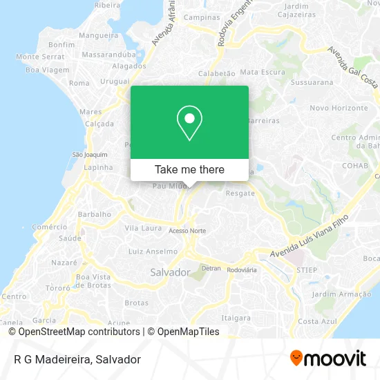 R G Madeireira map