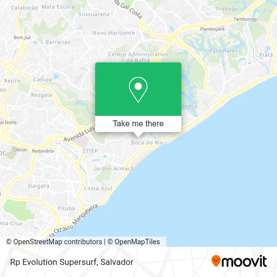 Rp Evolution Supersurf map
