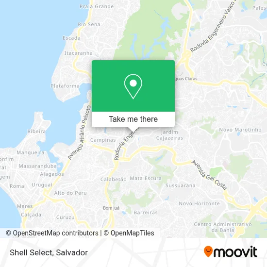 Shell Select map