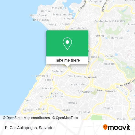 R. Car Autopeças map