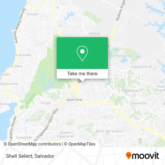 Shell Select map