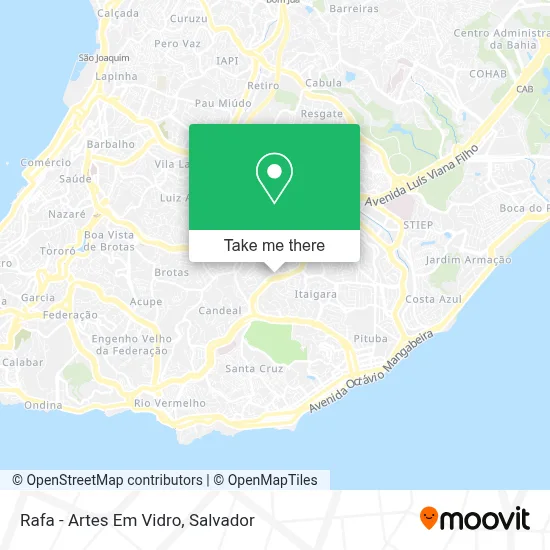 Rafa - Artes Em Vidro map