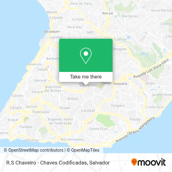 R.S Chaveiro - Chaves Codificadas map