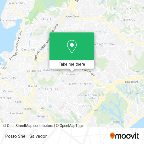 Posto Shell map