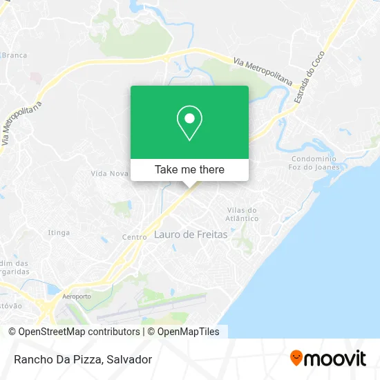 Rancho Da Pizza map