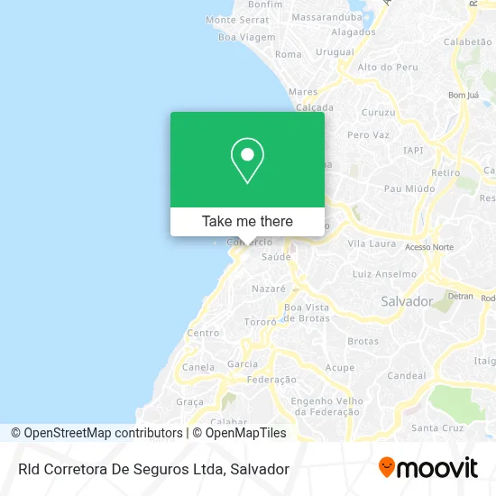 Rld Corretora De Seguros Ltda map