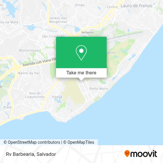 Rv Barbearia map