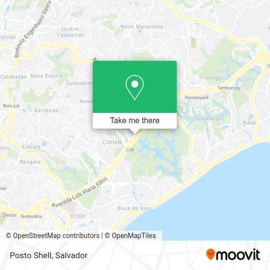Posto Shell map