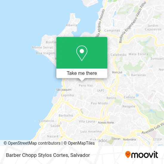 Barber Chopp Stylos Cortes map