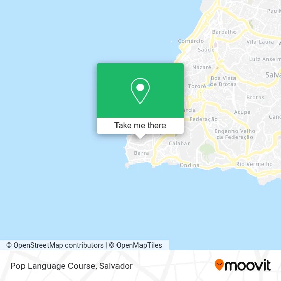 Pop Language Course map