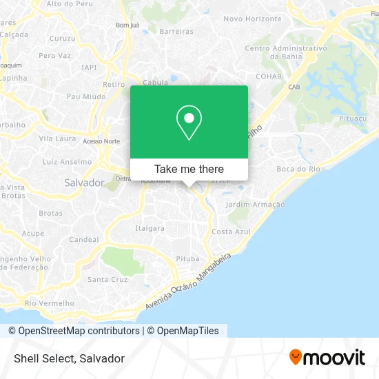 Shell Select map