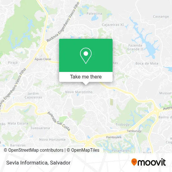 Sevla Informatica map