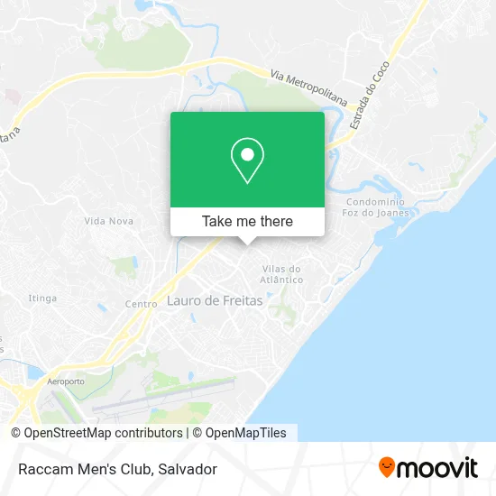 Raccam Men's Club map