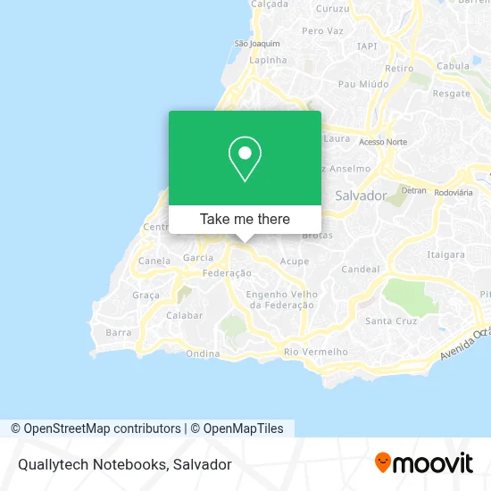 Quallytech Notebooks map