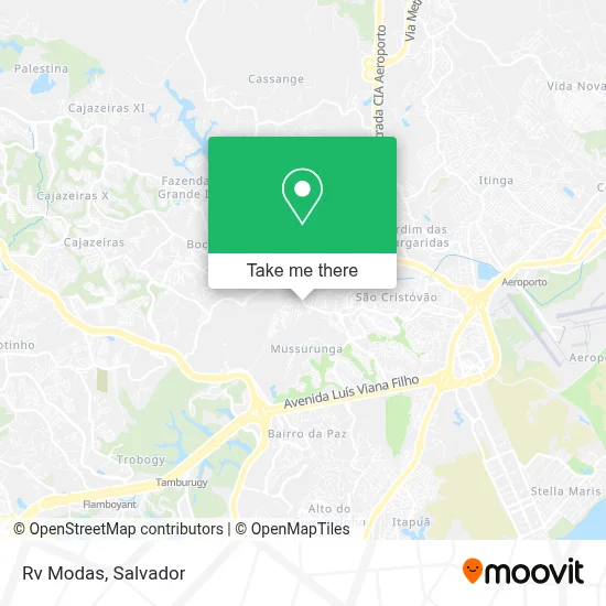 Rv Modas map