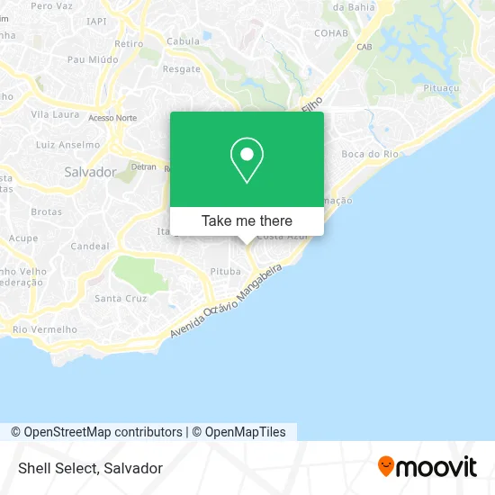 Shell Select map