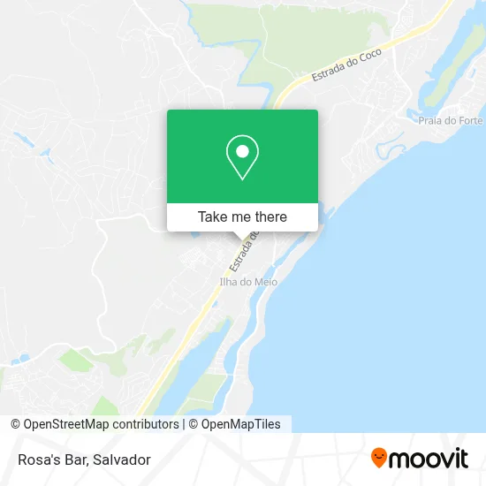 Rosa's Bar map
