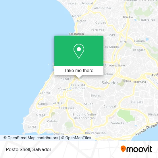 Posto Shell map