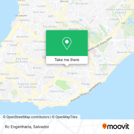 Rc Engenharia map