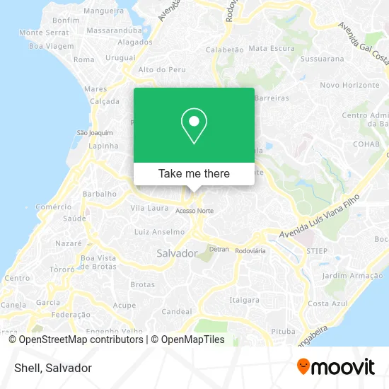 Shell map
