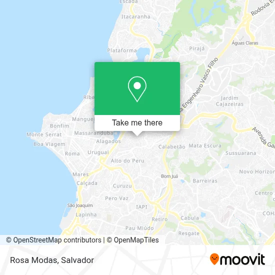 Rosa Modas map
