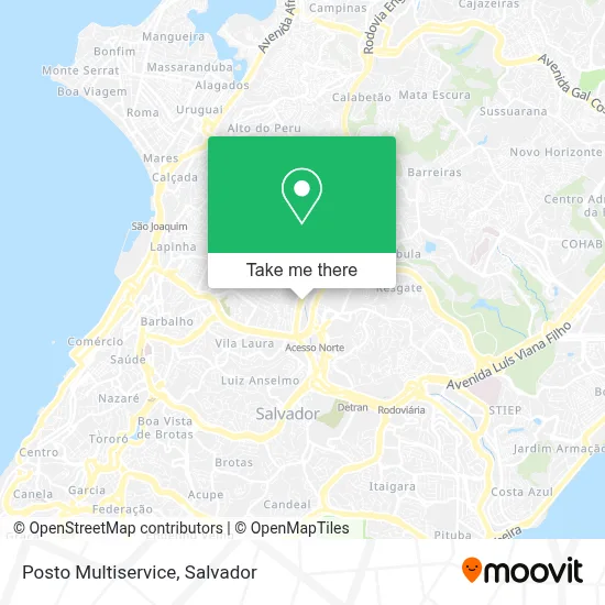 Posto Multiservice map