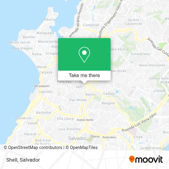 Shell map