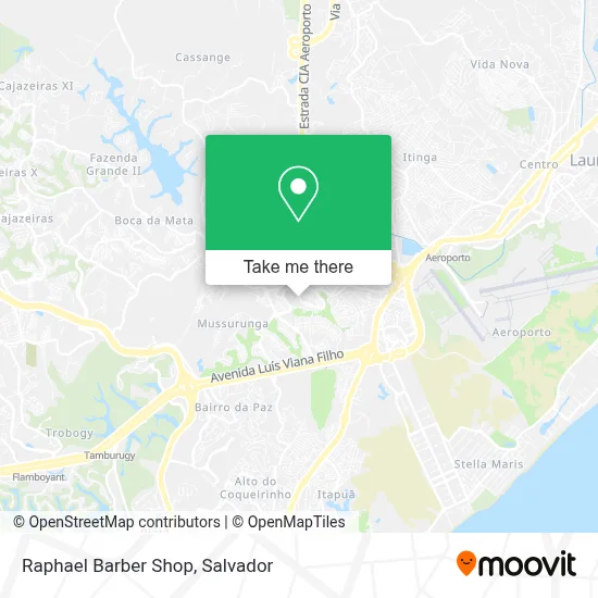 Raphael Barber Shop map