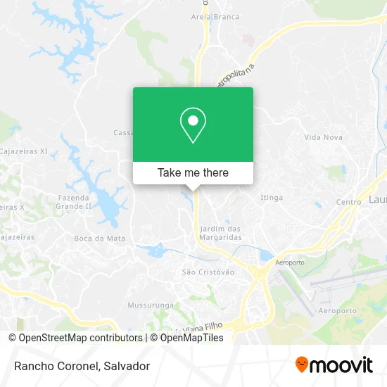 Rancho Coronel map
