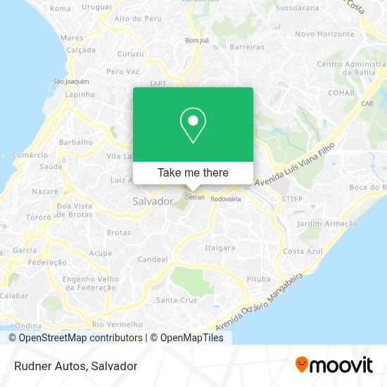 Rudner Autos map
