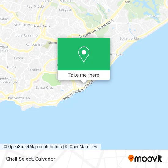 Shell Select map