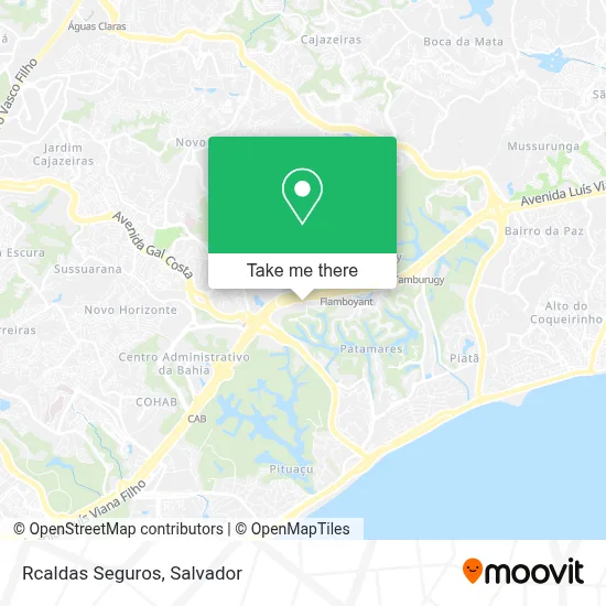 Rcaldas Seguros map