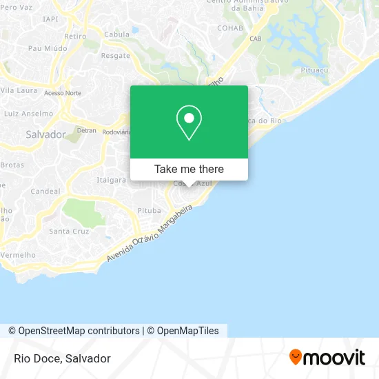 Rio Doce map
