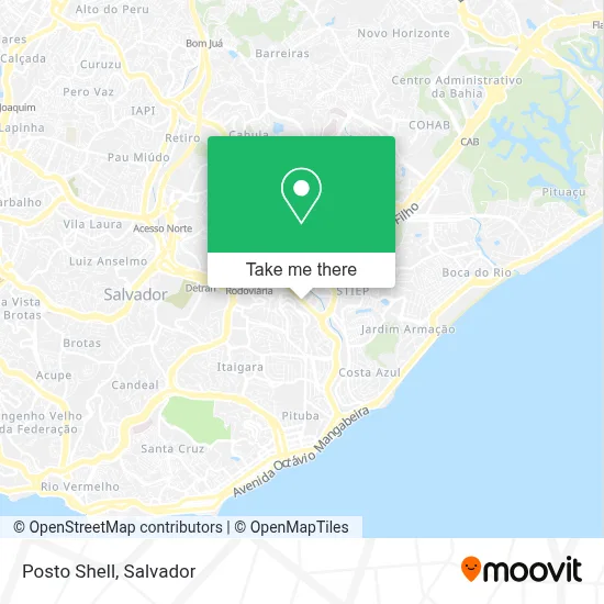 Posto Shell map