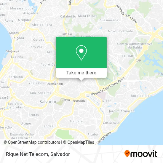 Rique Net Telecom map
