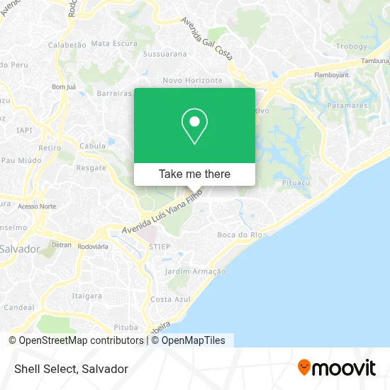 Shell Select map