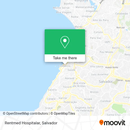 Rentmed Hospitalar map