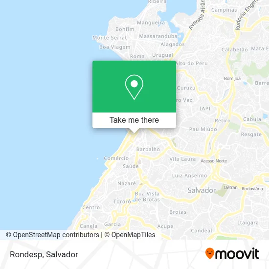 Rondesp map