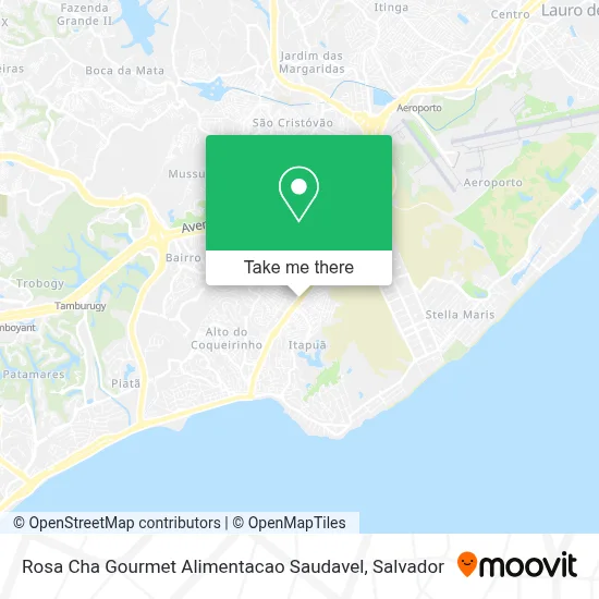 Rosa Cha Gourmet Alimentacao Saudavel map