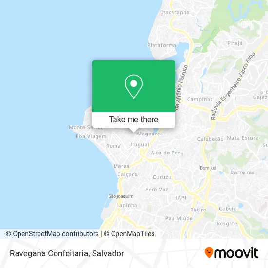 Ravegana Confeitaria map