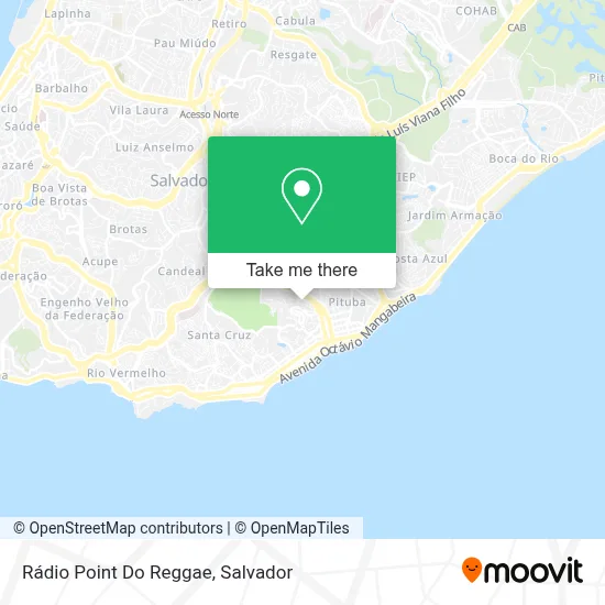Rádio Point Do Reggae map