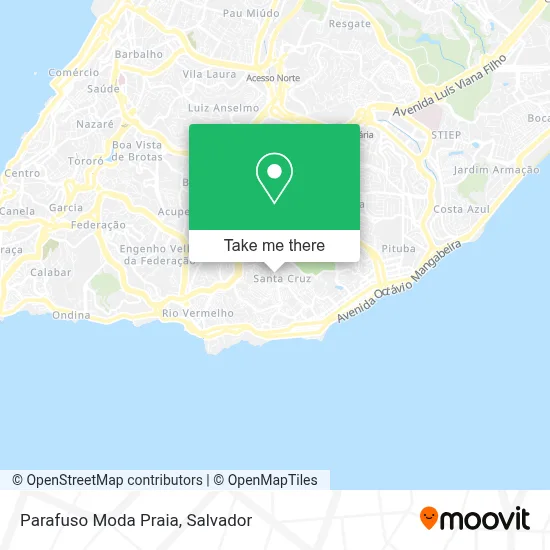 Parafuso Moda Praia map