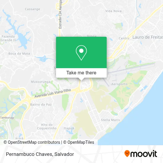 Pernambuco Chaves map