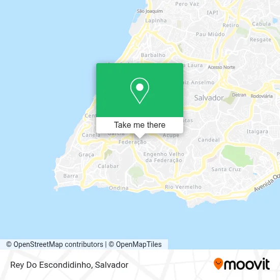 Rey Do Escondidinho map