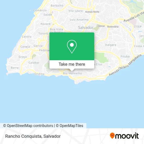 Rancho Conquista map