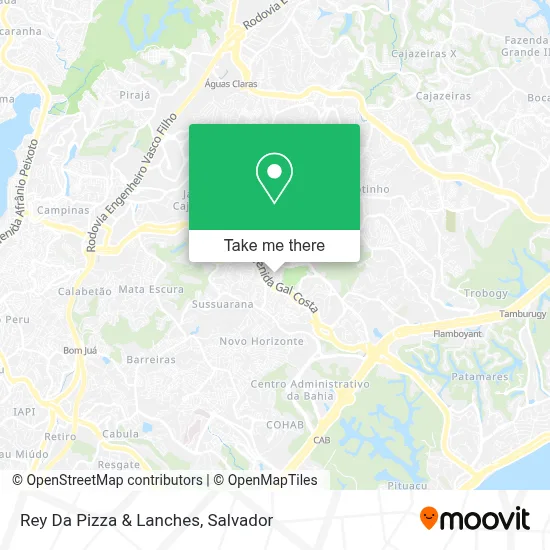 Rey Da Pizza & Lanches map