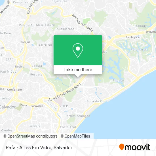 Rafa - Artes Em Vidro map