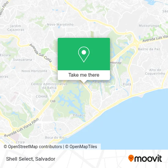 Shell Select map